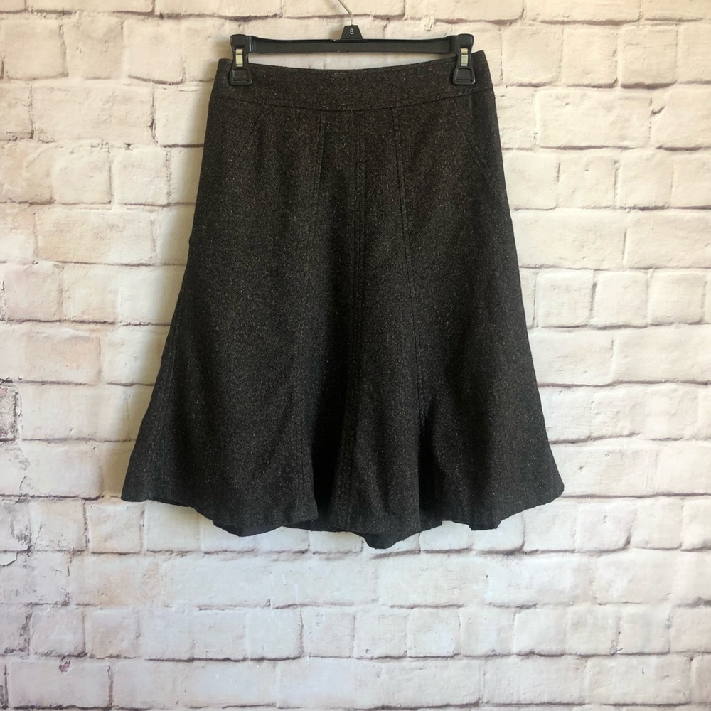 Ann Taylor LOFT Flippy Skirt, Wool Blend Women’s 0